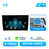 Wireless Carplay Android Auto Car Multimedia Player for VW Volkswagen Beetle 2012-2018 Android 14 GPS Wifi DSP 1280*720 IPS RDS