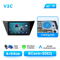 Wireless Carplay Android 14 Car Radio Player for VW Volkswagen Touran 2016 - 2018 8 Core Multimedia GPS Navi DSP 4G Wifi IPS