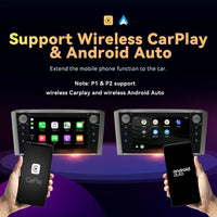 Android 15 Wireles Carplay Car Radio Player for Toyota Avensis T25 2002-2008 Android AUTO Stereo Bluetooth Multimedia 2 DIN DSP