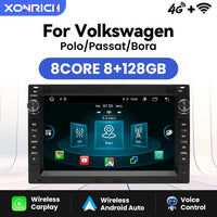 Android 14 Wireless Carplay Car Radio Player for VW PASSAT B5 MK4 MK5 SHARAN Jetta Bora Polo TRANSPORT T5 CITI CHICO Multimedia