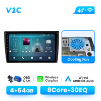 Wireless Carplay Android Auto Car Multimedia Player for VW Volkswagen Beetle 2012-2018 Android 14 GPS Wifi DSP 1280*720 IPS RDS