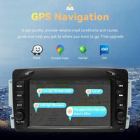 Wireless Carplay Car Mutimedia Player for Mercedes/Benz/W209/W168/M/Ml/W208/W463/Viano/W639/Vito/Vaneo Android 14 4G Wifi