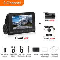 4K Dash Cam A810 HDR Built-In GPS ADAS 24H Parking 4G Compatible Car DVR  A810