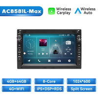 Android 14 Wireless Carplay Car Radio Player for VW PASSAT B5 MK4 MK5 SHARAN Jetta Bora Polo TRANSPORT T5 CITI CHICO Multimedia