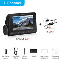 4K Dash Cam A810 HDR Built-In GPS ADAS 24H Parking 4G Compatible Car DVR  A810