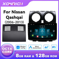 Android14 Wireless Carplay Car Radio Player for Nissan Qashqai 1 J10 2006-2013 Multimedia GPS 4G Wifi RDS Android Auto 1280*720P