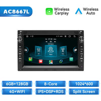 Android 14 Wireless Carplay Car Radio Player for VW PASSAT B5 MK4 MK5 SHARAN Jetta Bora Polo TRANSPORT T5 CITI CHICO Multimedia