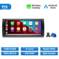 Wireless Carplay Android 14 Car Multimedia Player for BMW E39 E53 M5 1995-2003 6+128GB 10.25 Inch Screen GPS Navigation