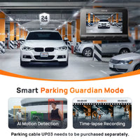 4K Dash Cam A810 HDR Built-In GPS ADAS 24H Parking 4G Compatible Car DVR  A810
