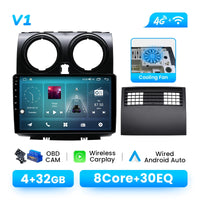 Android14 Wireless Carplay Car Radio Player for Nissan Qashqai 1 J10 2006-2013 Multimedia GPS 4G Wifi RDS Android Auto 1280*720P