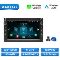 Android 14 Wireless Carplay Car Radio Player for VW PASSAT B5 MK4 MK5 SHARAN Jetta Bora Polo TRANSPORT T5 CITI CHICO Multimedia